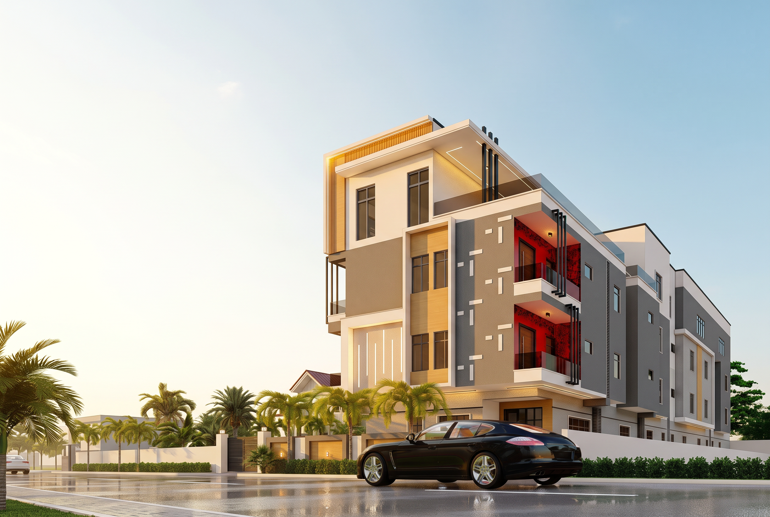 Regal Apartments luxury residential building in Surulere